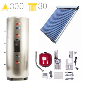 Sistem solar apa calda 300 litri 30 tuburi