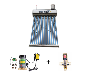 Kit PROMO Panou solar 162L plus Pompa ridicare presiune plus Vana amestec