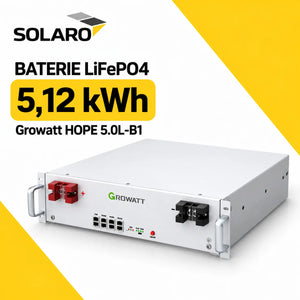 Baterie Growatt HOPE 5.0L-B1 5,12 kWh – vedere din unghi
