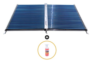 Colector solar piscina apa calda 50 tuburi + Solutie de curatare