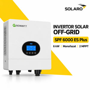 Invertor Solar Off-Grid Growatt SPF 6000 ES Plus 6kW Monofazat, 2 MPPT