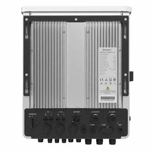 Invertor Growatt SPM 6000TL-HU 6kW vedere din spate și conexiuni