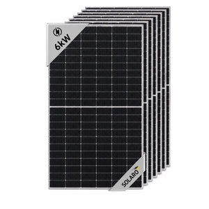 Kit panouri fotovoltaice 6kW SOLARO cu 10 panouri Ulica Solar 595W