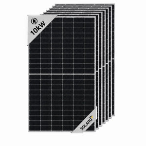 17 panouri fotovoltaice Ulica Solar 595W pentru kit 10kW