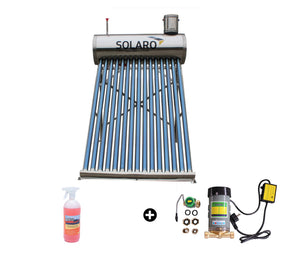 Kit Panou solar 162L + Pompa ridicare presiune + Solutie de Curatare