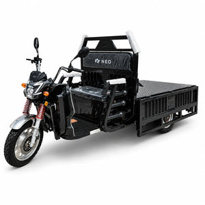 Triciclu electric cargo NEO Agri 1500W cu benă pentru marfă