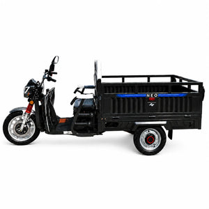 Triciclu electric cu benă NEO Agri 1500W vedere laterală